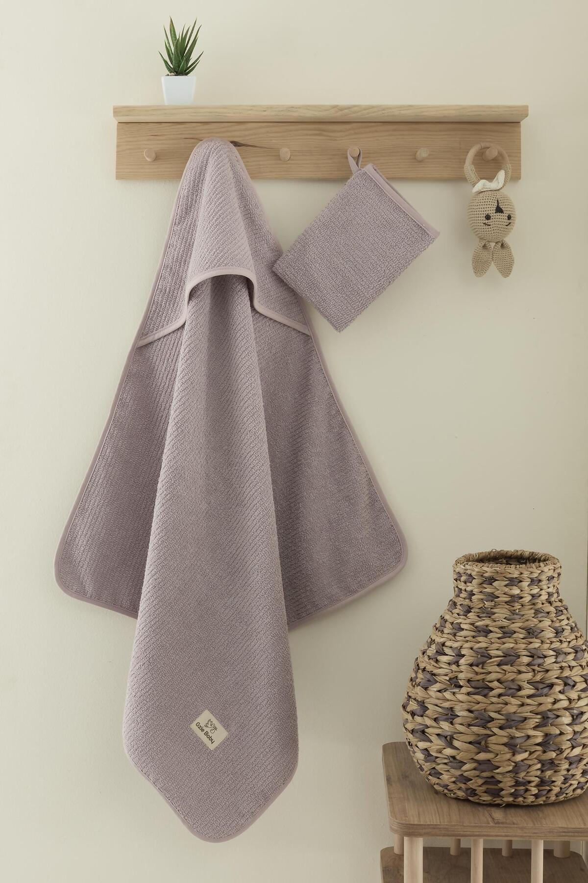100% Cotton Baby Towel Swaddle 75x75 and Pouch