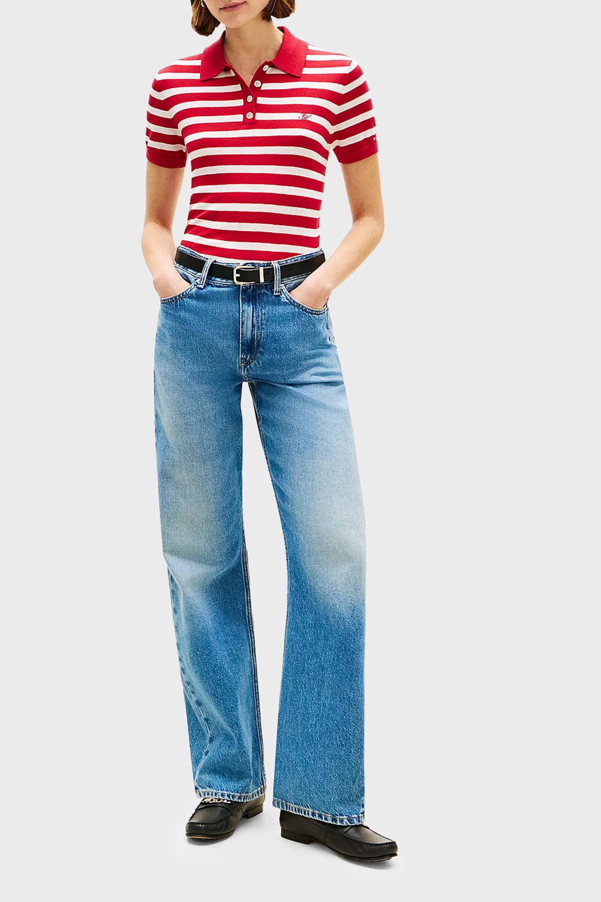 پولوشرت زنانه یقه پلو | تامی هیلفیگر Tommy Hilfiger TYC0137A1A435AA858D691500 CN - تصویر 2