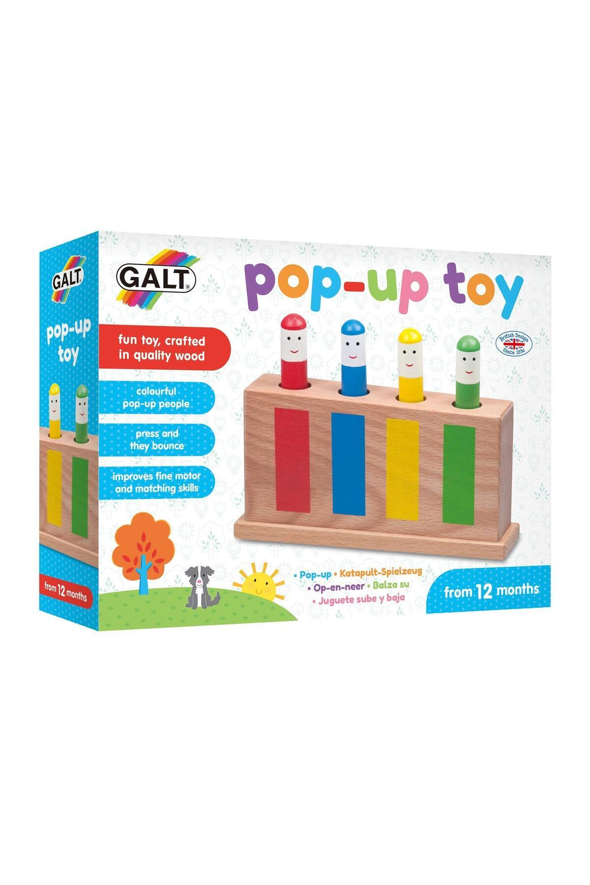Galt Toys, Pop-Up Toy, Wooden Baby Toy, Ages 12 Months Plus & On the Farm: A Push, Pull, Slide Book (Campbell Axel Scheffler, 8 Galt Toys, Pop-Up Toy, Wooden Baby Toy, Ages 12 Months Plus & On the Farm: A Push, Pull, Slide Book (Campbell Axel Scheffler, 8