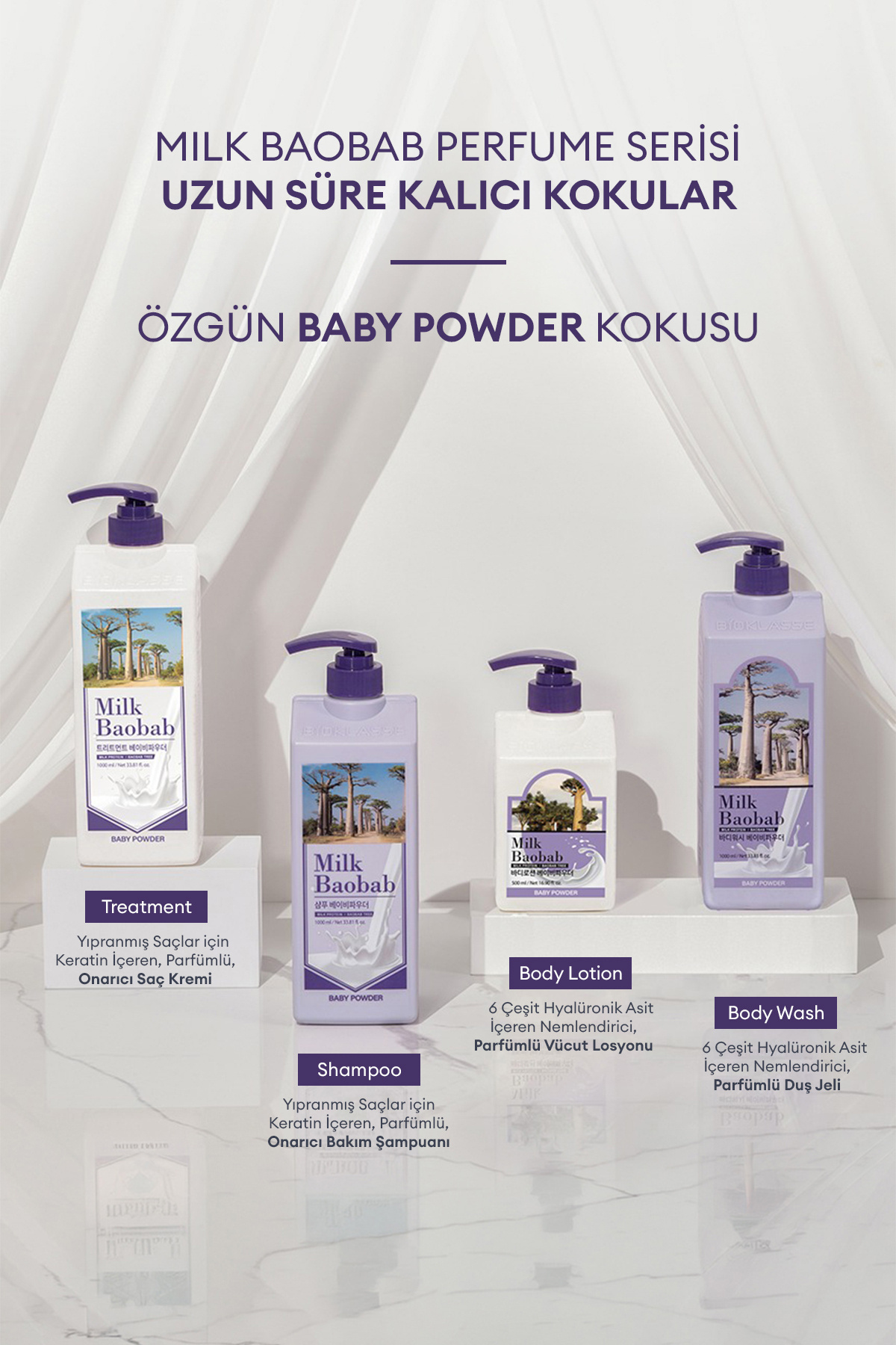 Yıpranmış Saçı Onaran Parfümlü Keratinli Saç Kremi Perfume Treatment (Baby Powder) — 9449 — تصویر 9 از 9