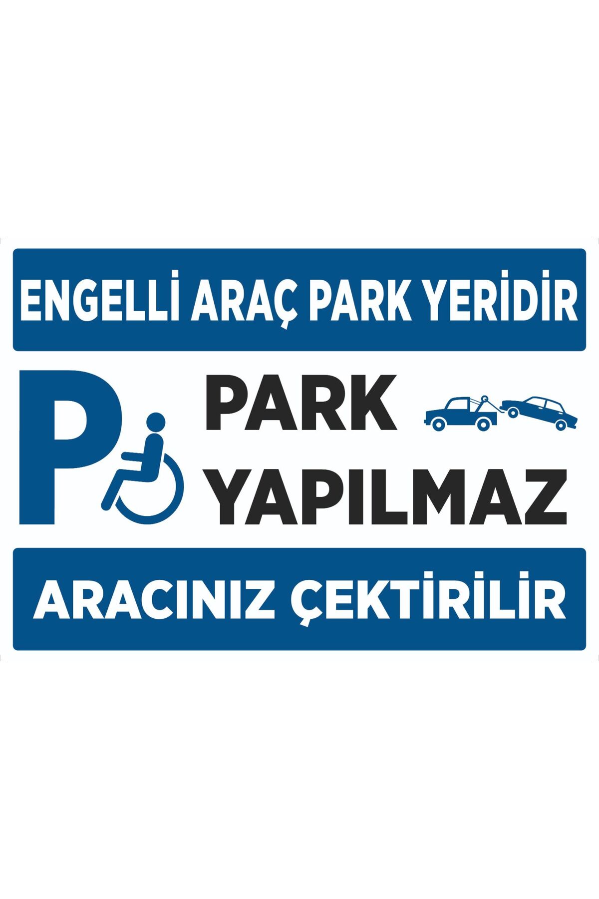 Disabled Vehicle Parking Space 25* 35 cm Decode Plate