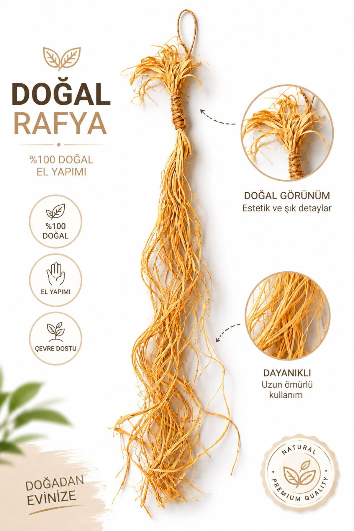 NATURAL 70 Cm Wind Wall Decoration Natural Raffia Bohemian Balcony Decoration Handmade Home Decor Summer Cafe Jute Rope Balcony Decor Door Ornament Wall Ornament Home Accessory Tropical
