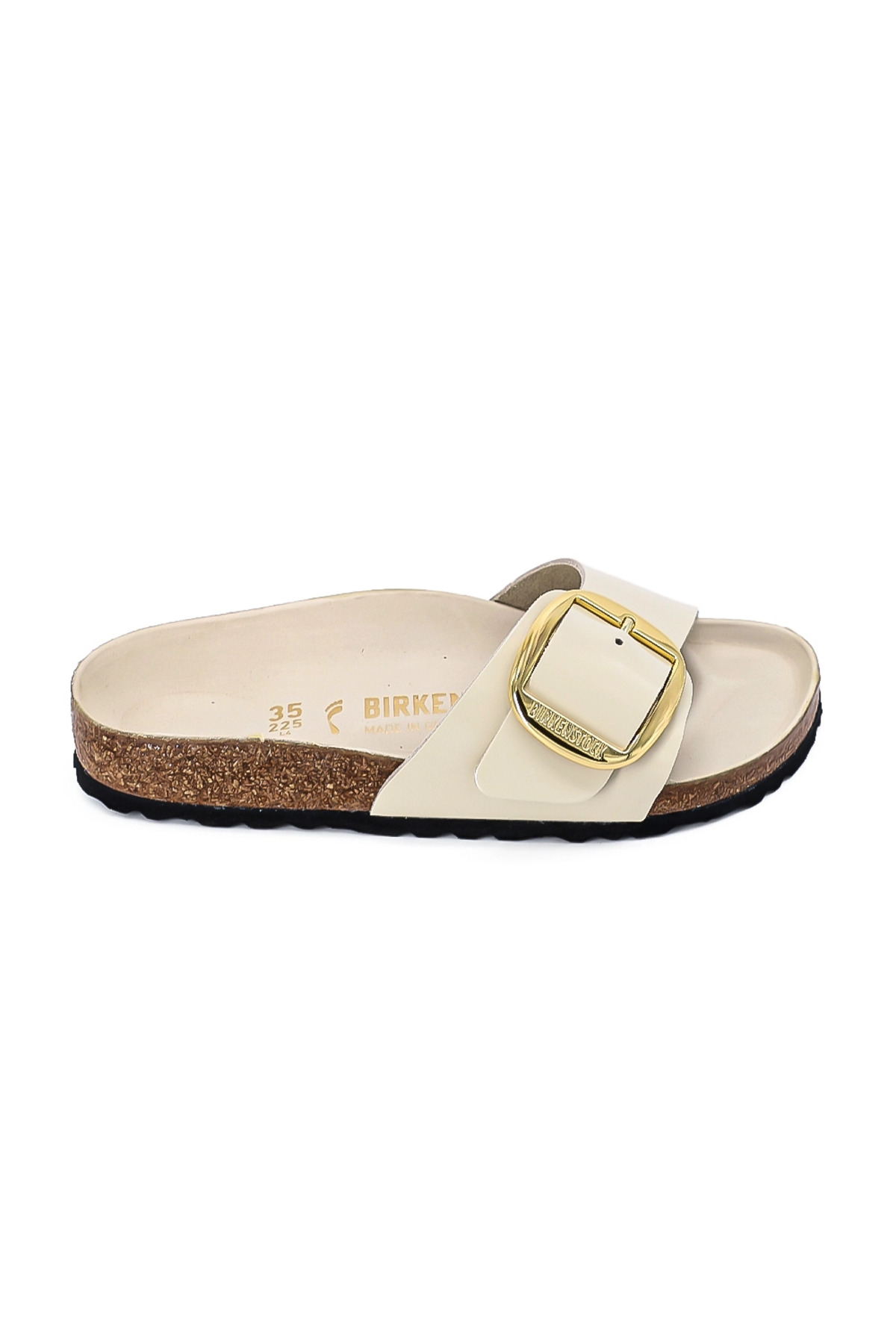 دمپایی زنانه مادرید مدل Big Buckle 1025298، رنگ اکرو، جاست‌پ بیرکن استاک دمپایی Birkenstock