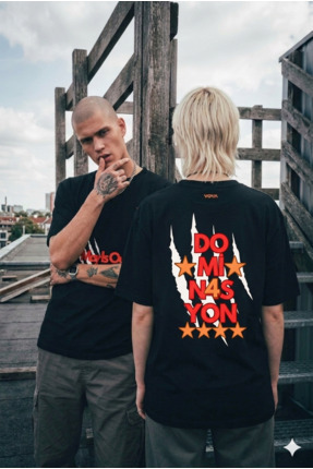 vova Unisex %100 Pamuk 1905 Aslan Baskılı Şampiyonluk Dominasyon Taraftar Tas...