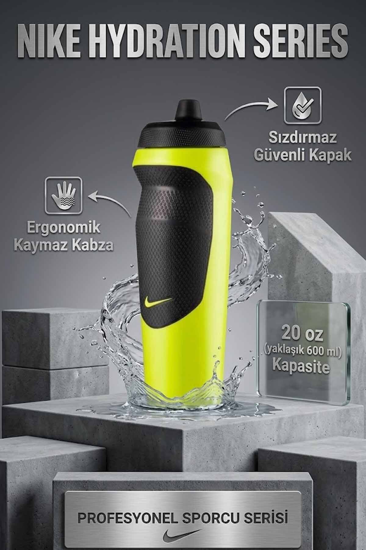 Nike HyperFuel Water Bottle 20 oz / 600 ml - Sızdırmaz Sporcu