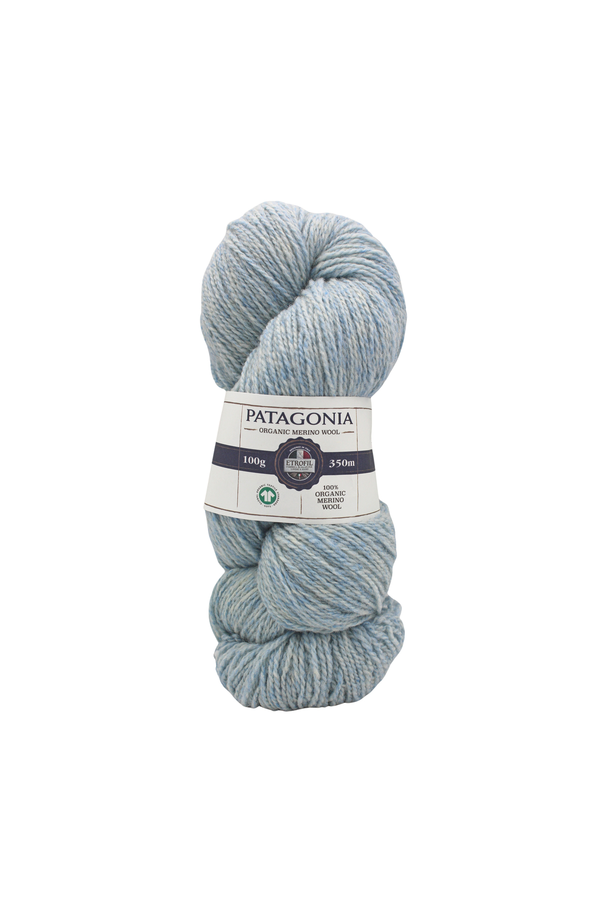 Patagonia Knitting Lanyard Ice Blue 100% Organic Merino Wool 100g 350m (75337)
