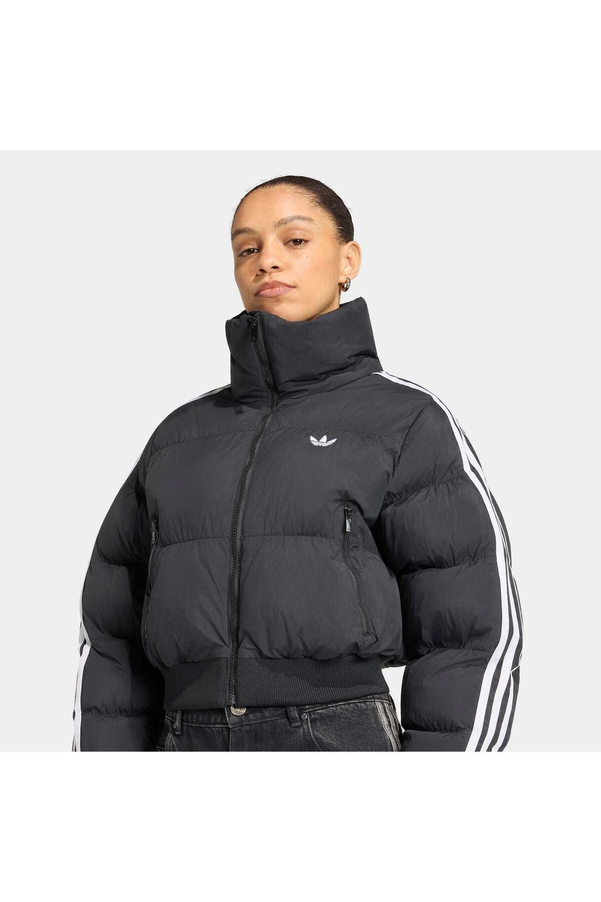 adidas Adicolor Jkt Kadın Spor Mont KT4231 görsel 5