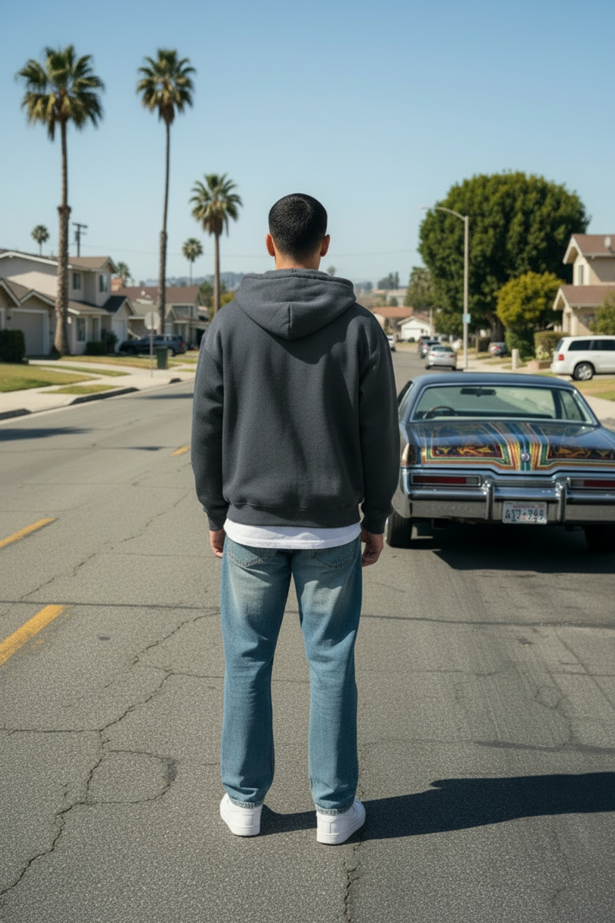 Runades 3 Iplık Erkek Fermuarlı Kapşonlu Sweatshirt Hırka görsel 4