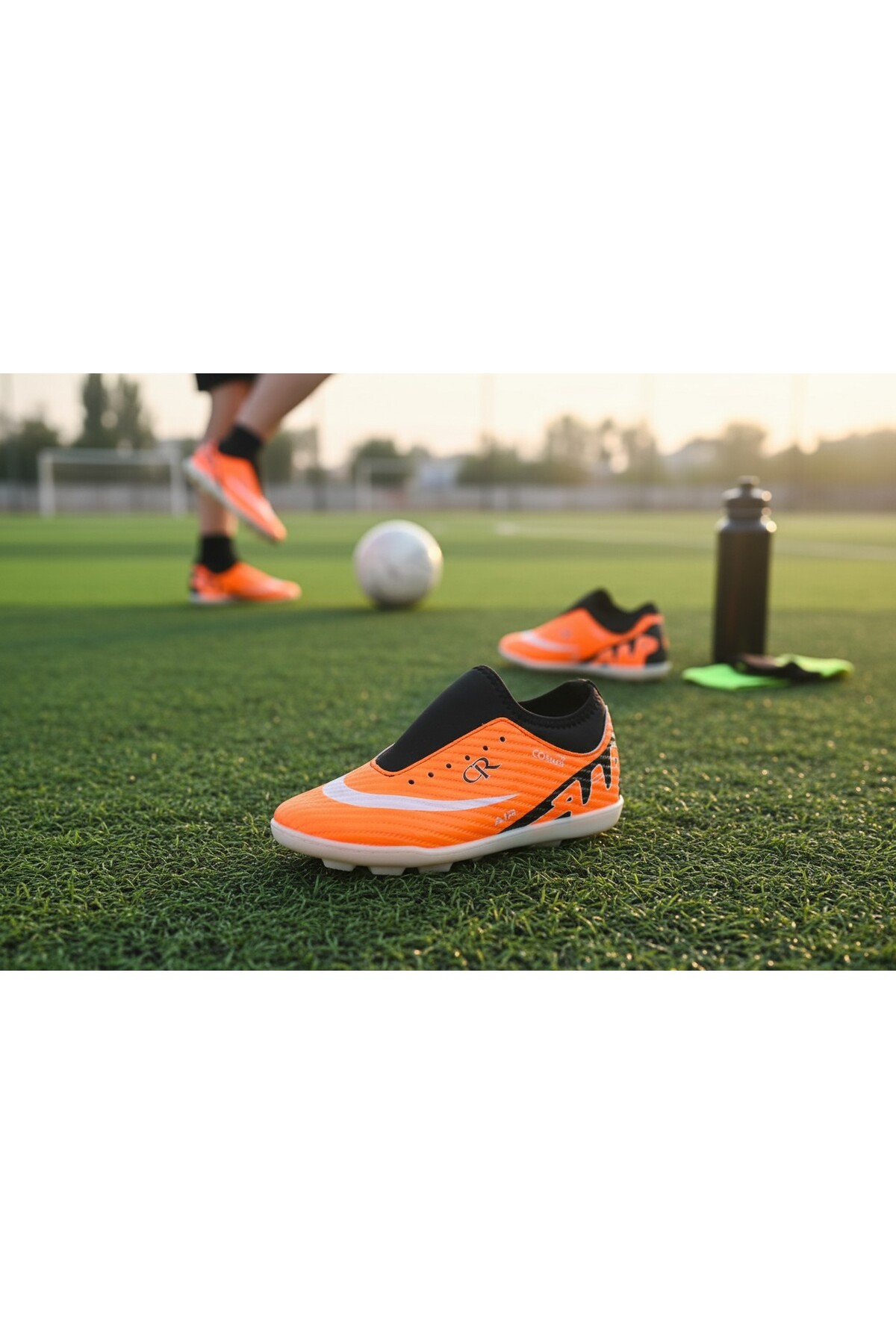 StoXStore Profesyonel Halı Saha Ayakkabısı ÇORAPLI Erkek Kaymaz Taban Futbol Ayakkabısı görsel 2