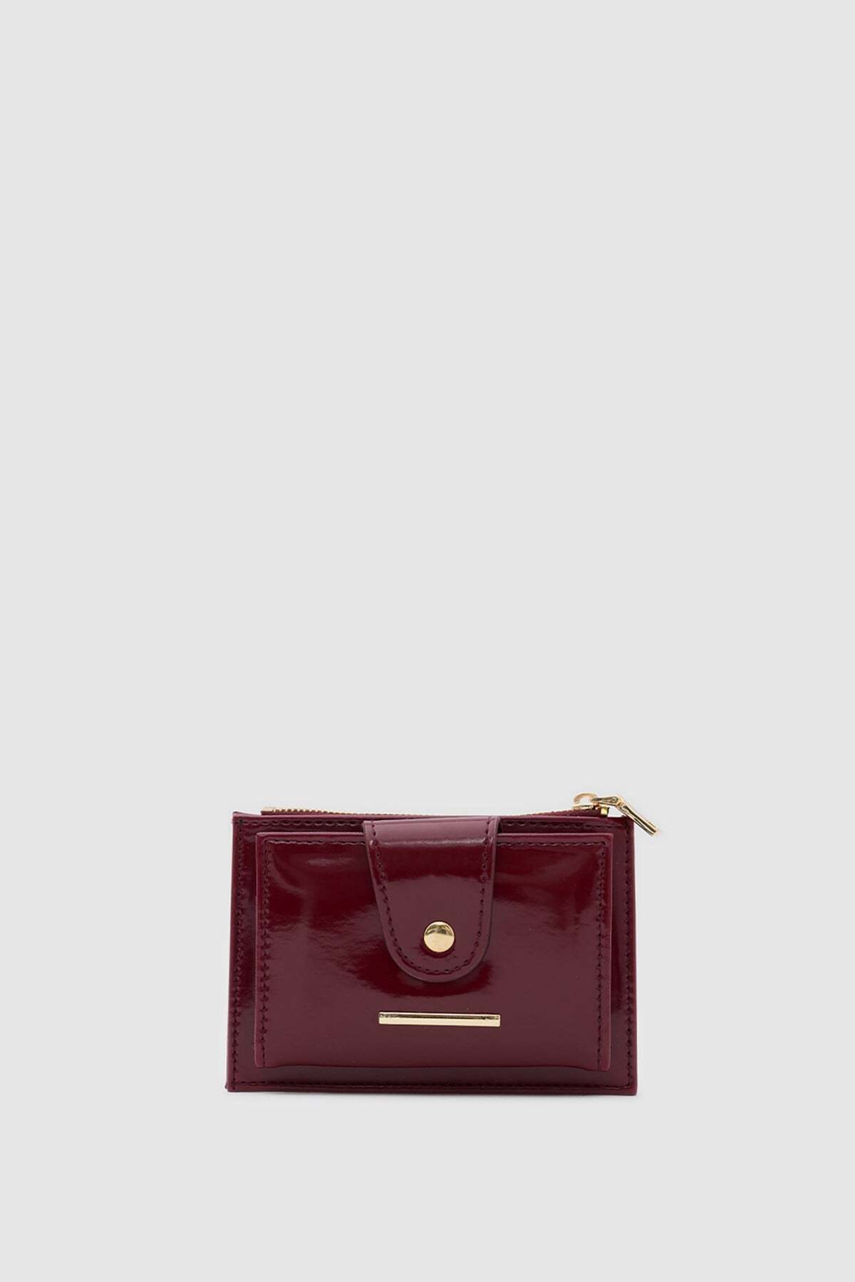 Shule Bags Voga Rugan Kadın Cüzdan Bordo