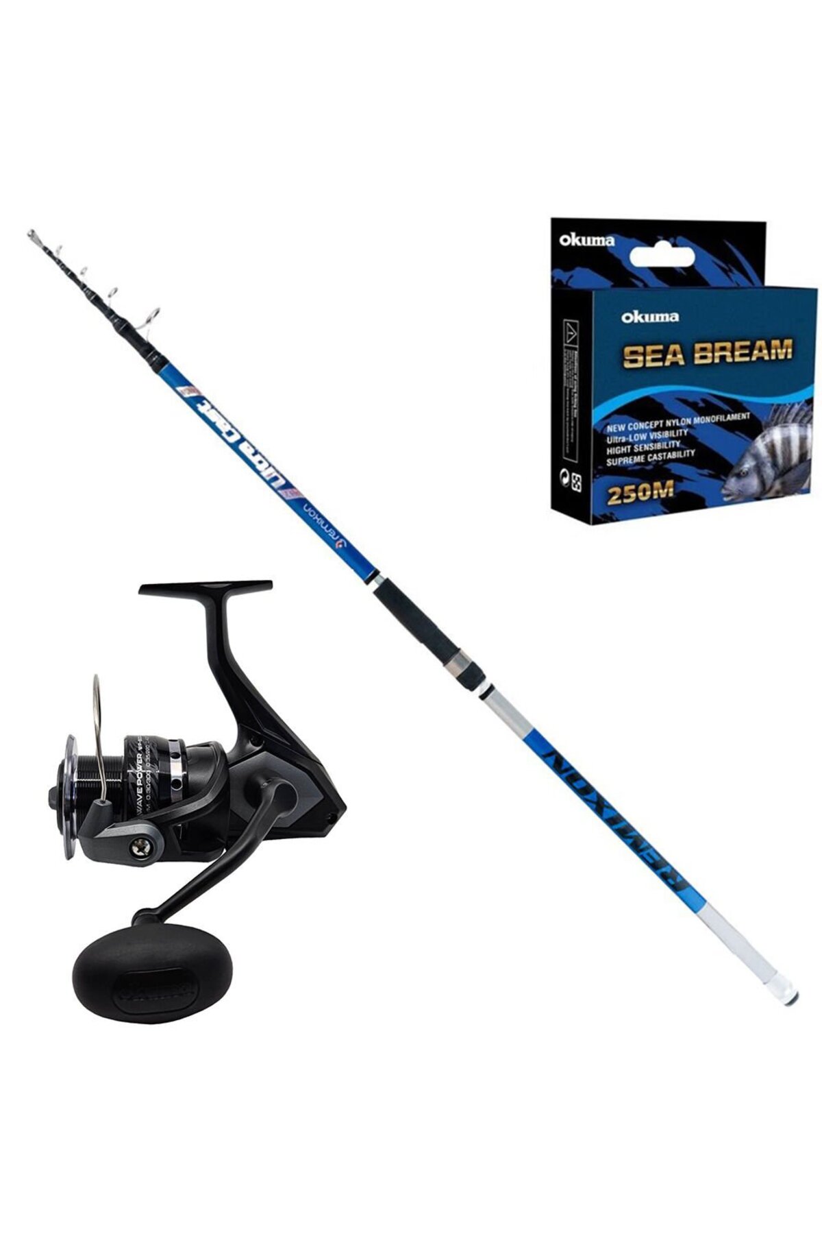 Okuma Remixon Ultracast 420cm - Wave Power 8000 Surf Olta Seti