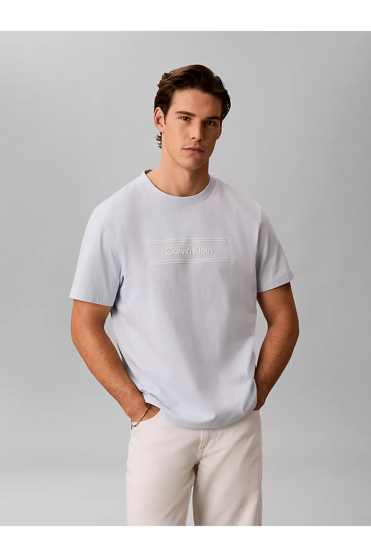 تیشرتمردانهCalvin Kleinآبی