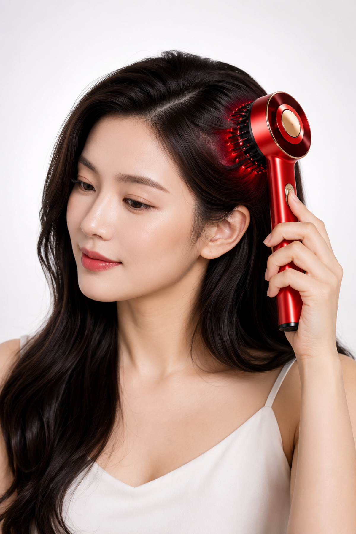 LED Red Light Therapy Hair Brush | Saç Derisi Masaj ve Bakım Tarağı — ME123458194 — تصویر 4 از 6