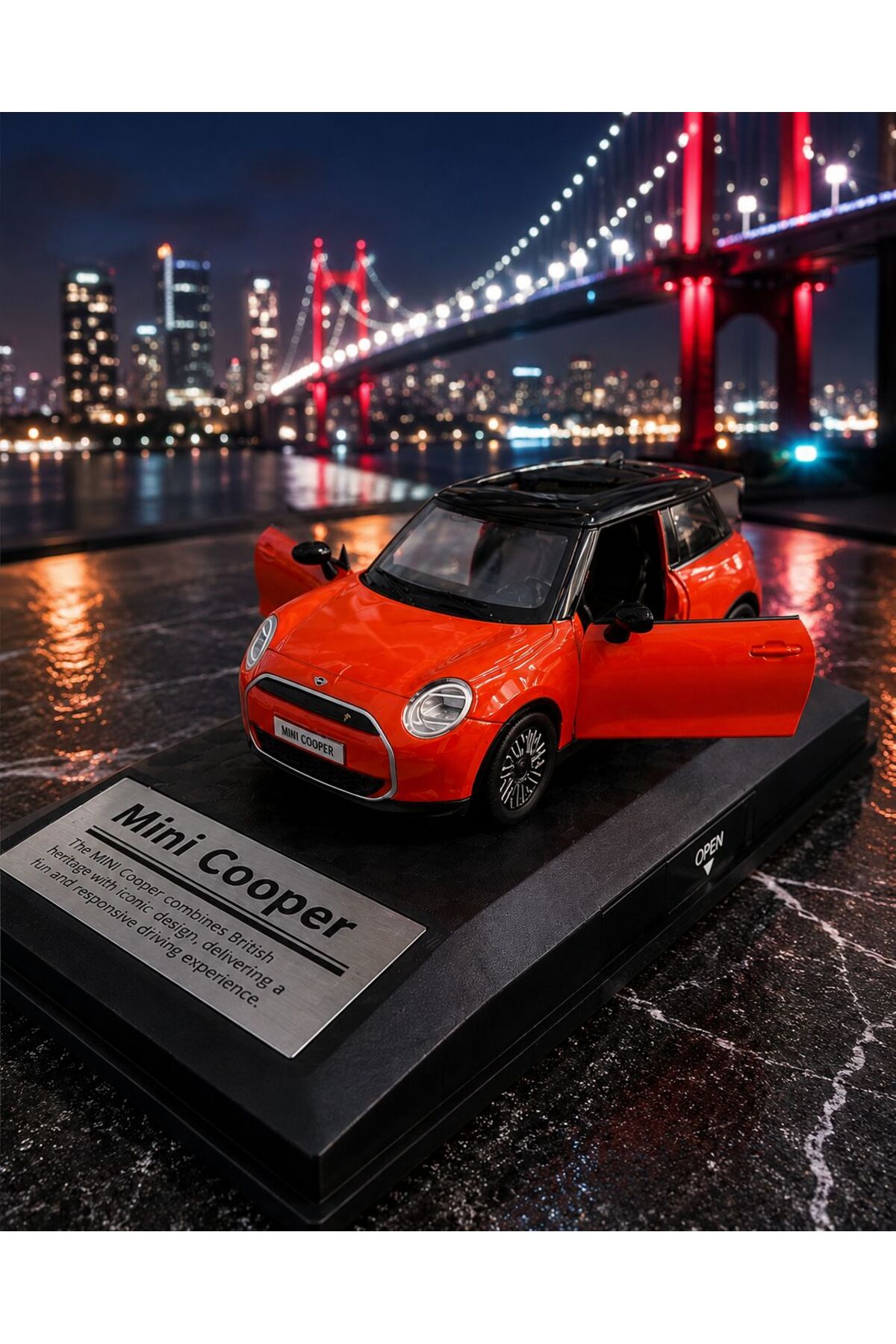 MINI COOPER ミニカー(大) scntoys Mini Cooper New Mini Hatch 1:26 Ölçek Diecast Model Araba
