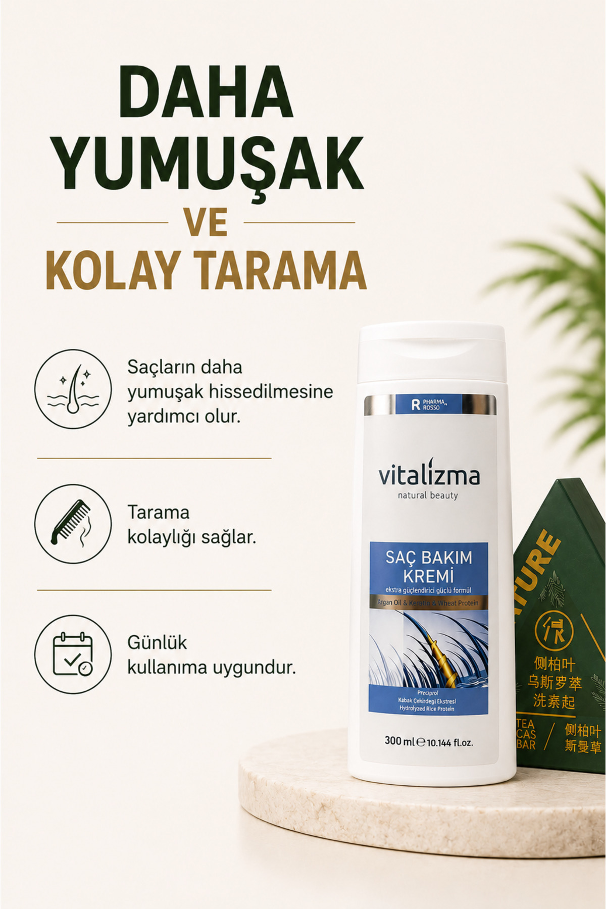 Biberiyeli Saç Bakım Sabunu ve Saç Bakım Kremi İkili Avantajlı Set — SETBAKIM — تصویر 4 از 8