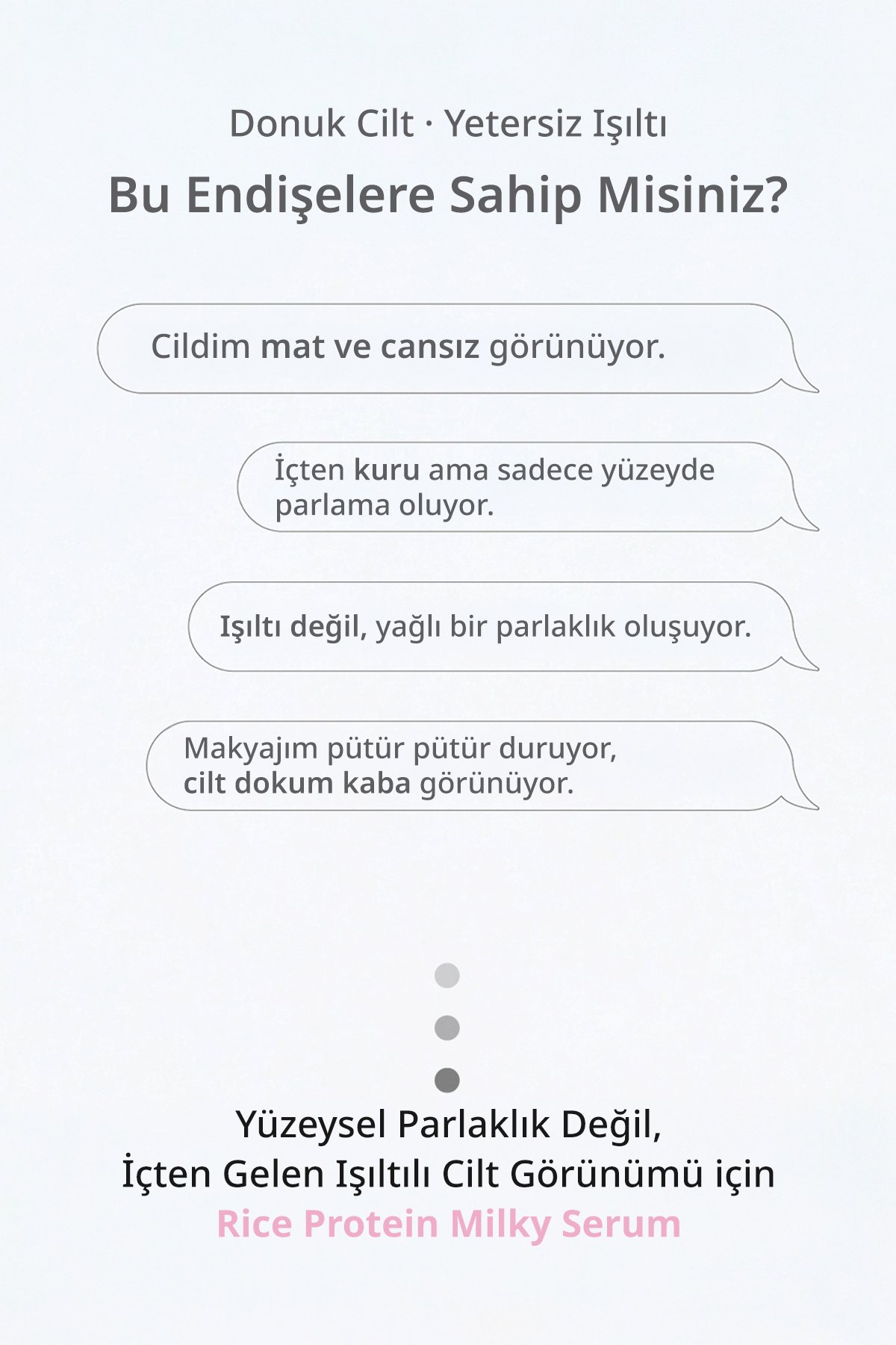 Pirinç Proteini İçeren Cilde Parlaklık Kazandıran Nemlendirici Serum MIDHA Rice Protein Milky Serum — MIDHA-RICE-PROTEIN-SERUM30 — تصویر 2 از 8