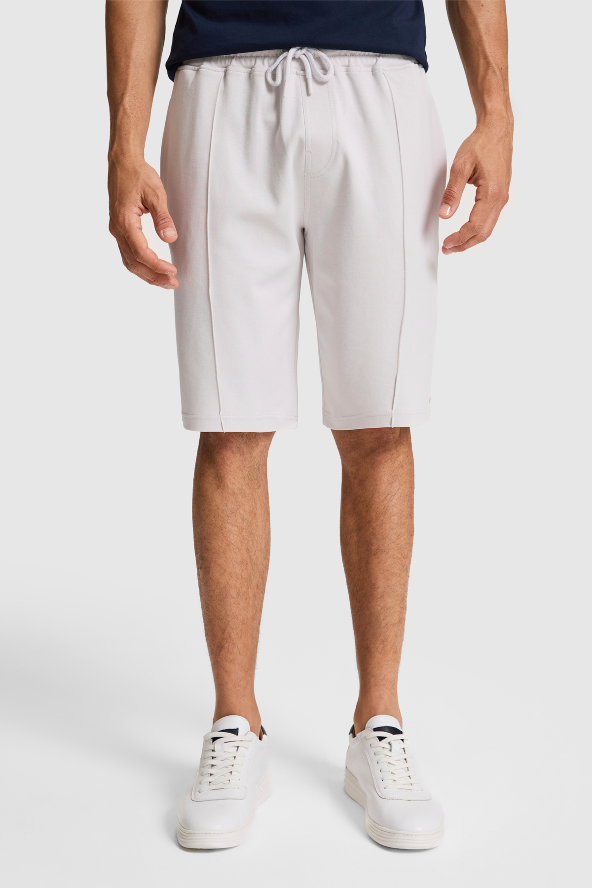 U.S. Polo Assn. Erkek Açık Gri Örme Şort 50327203-VR001 görsel 2