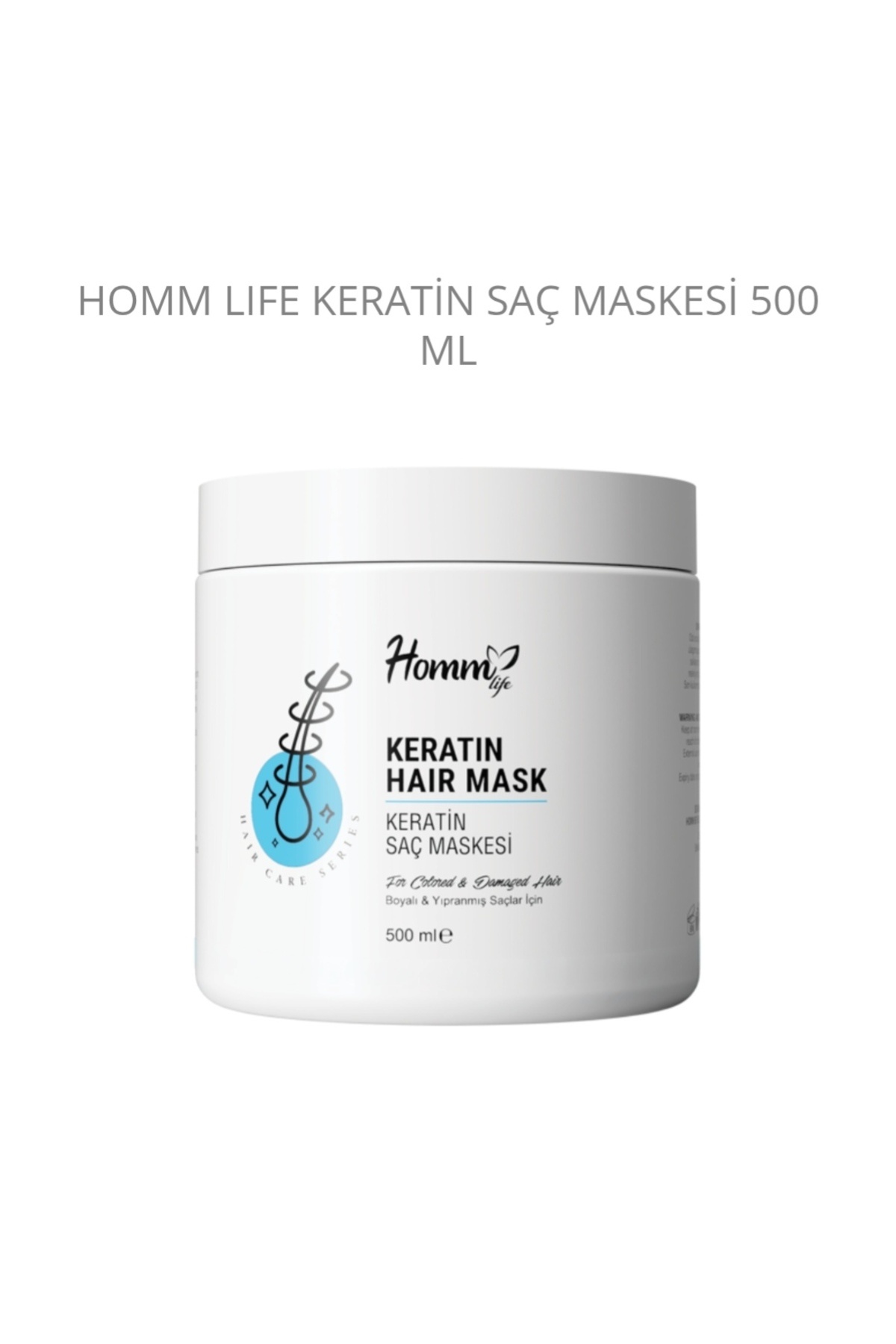 hommbitkisel Keratin saç maskesi 500 ml — 48