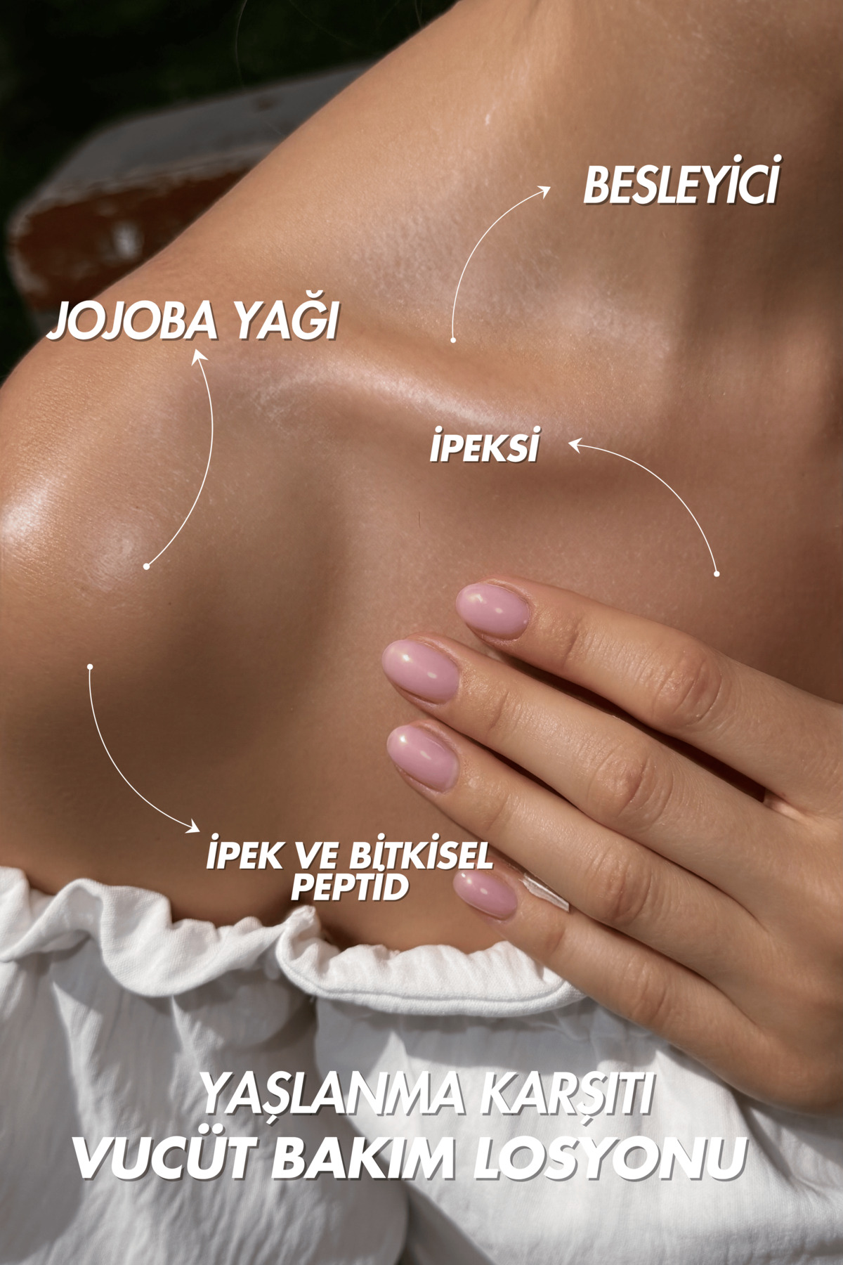 Silk Botanica Güneş Sonrası Multi-Peptide(ipek Peptid ve Bitkisel Peptid) Hyaluronik Asitli Yaşlanma Karşıtı, Cilt Bariyerini Destekleyen ve Sıkılaştırıcı Bakım Vücut Losyonu 150 ml — LOSYON — تصویر 2 از 5