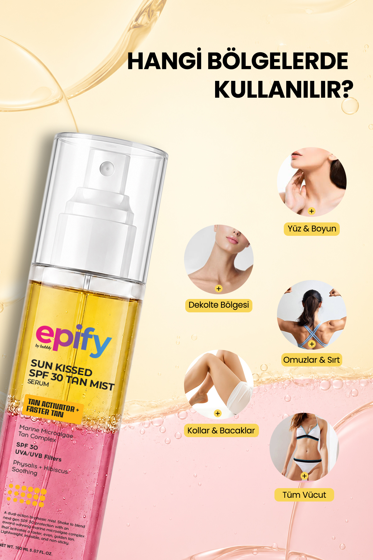 اسپری برنزه کننده Sun Kissed SPF 30، اسپری میست ۳۰ فاکتور