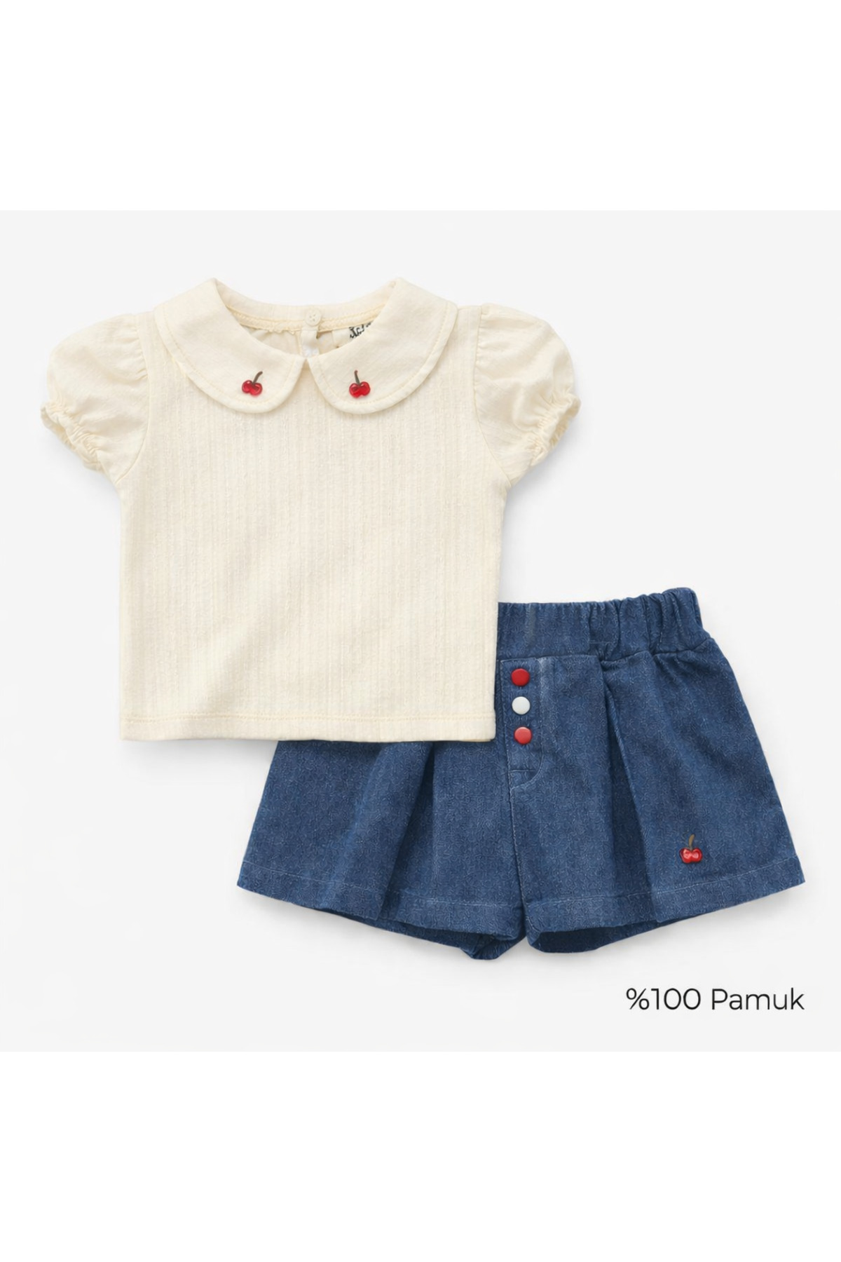 babymilk Cherry Detail Girls' Set