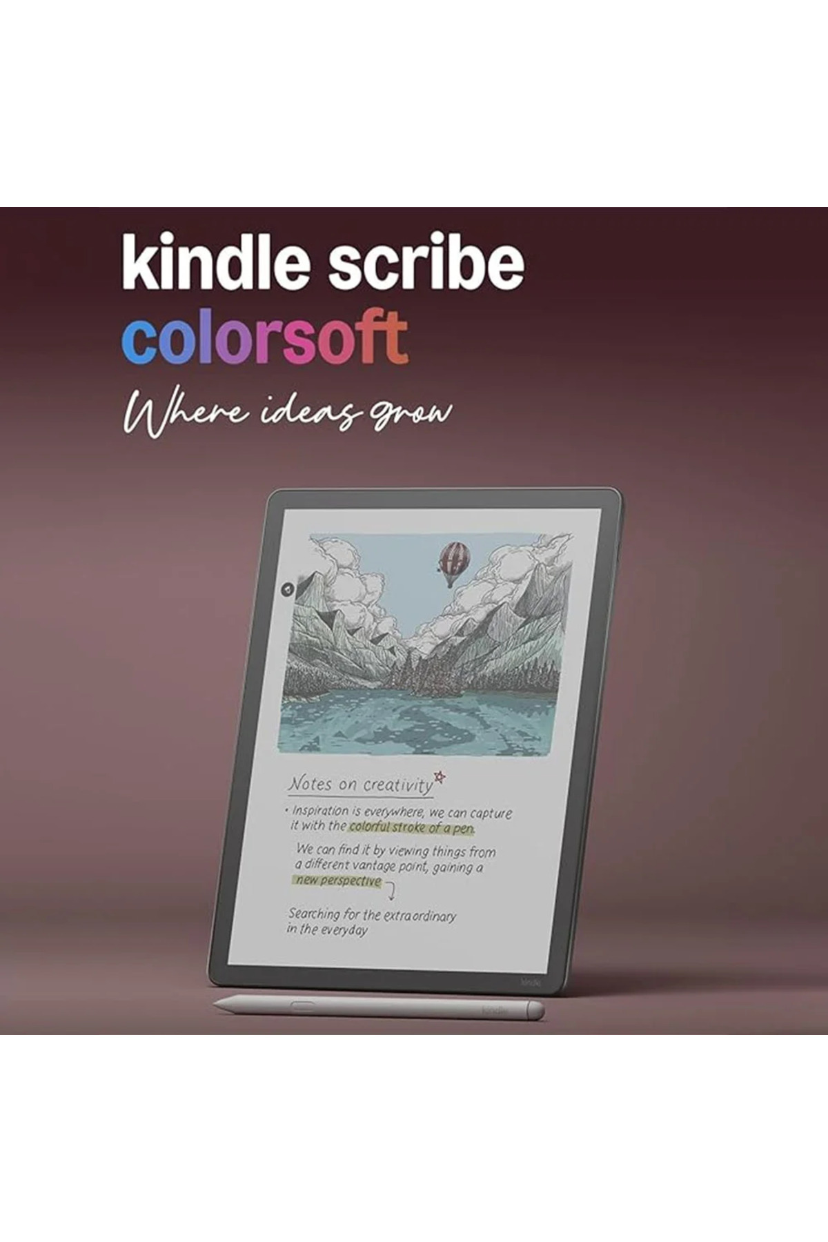 Amazon Kindle Scribe Colorsoft Premium Kalemli Fig Renk - Fiyatı