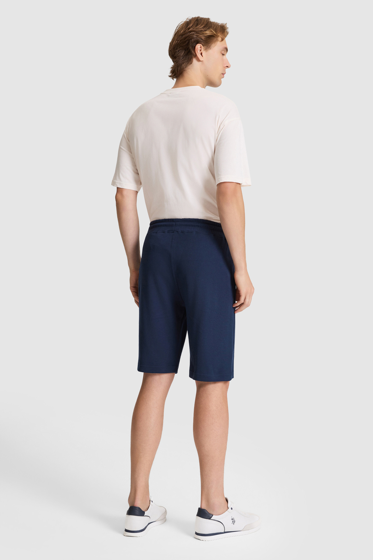 U.S. Polo Assn. Erkek Lacivert Örme Şort 50327204-VR033 görsel 5