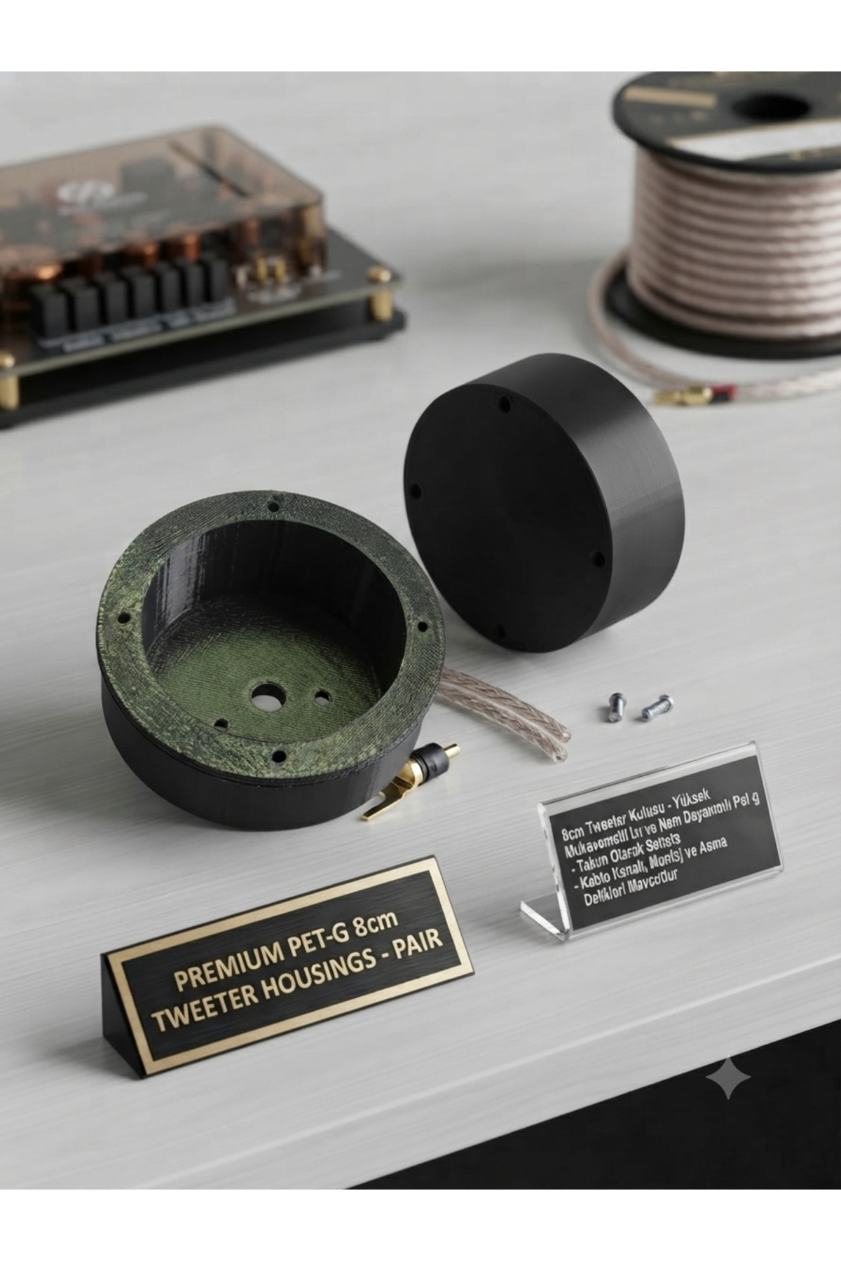 nilestrem 8cm Tweeter Kabin Pod dome spl neo tweeter için Hoparlör