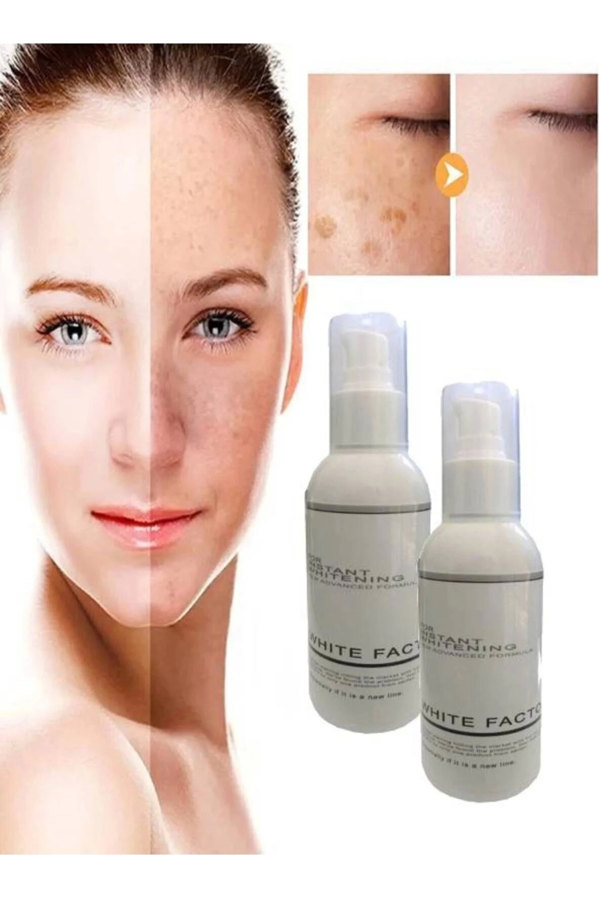 Süper White Factor For Instant Whitening Cilt Bakım Kremi 120 ml Krem x 2 Ad — GU-EYF-21965-AGC01 — تصویر 2 از 4