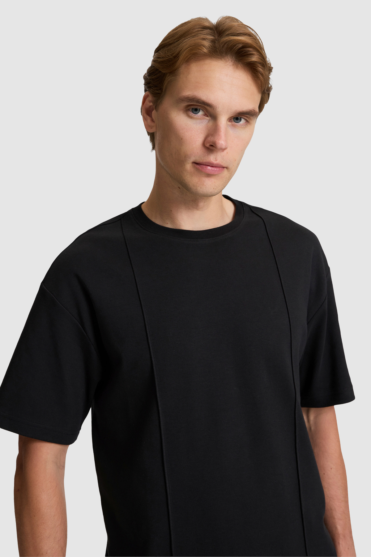 U.S. Polo Assn. Erkek Siyah Comfort Fit Bisiklet Yaka Tişört 50326947-VR046 görsel 2