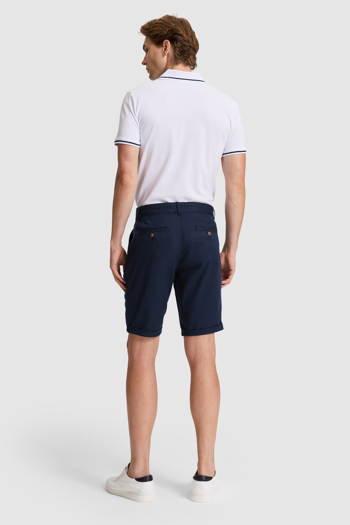 U.S. Polo Assn. Erkek Lacivert Dokuma Şort 50326129-VR033 görsel 5
