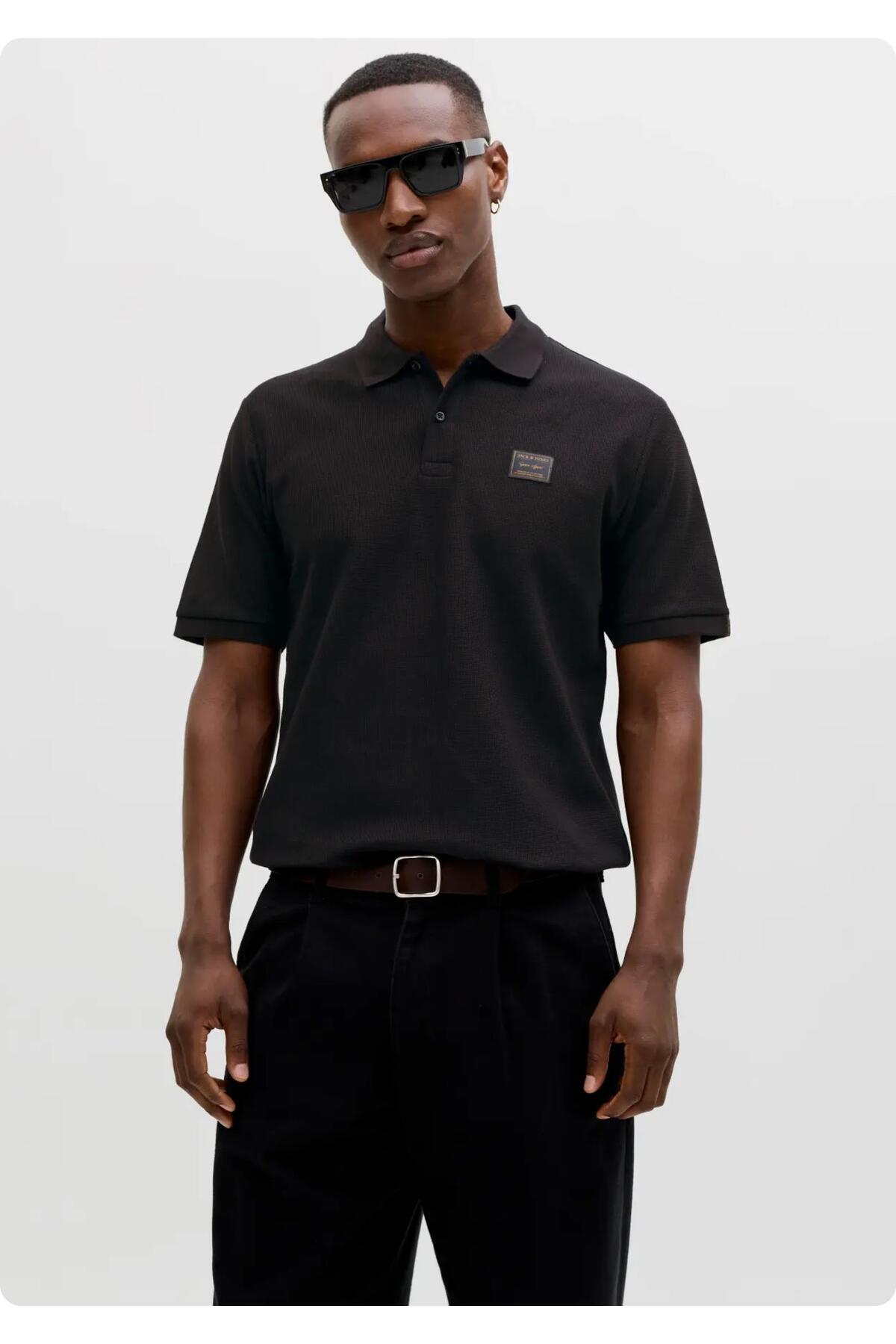 تیشرت آستین کوتاه مردانه جک اند جونز مدل JJDAYTONA کد 12294713 جک اند جونز پولوشرت Jack & Jones