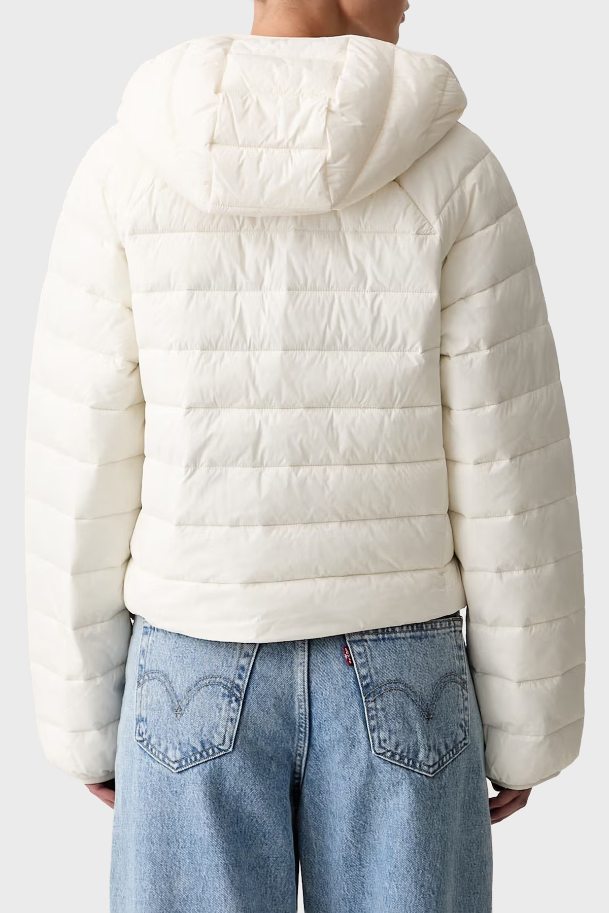 Calvin Klein Kapitoneli Regular Fit Kapüşon Yaka Mont LV047G505GYAS MONT LV047G505G YAS görsel 3
