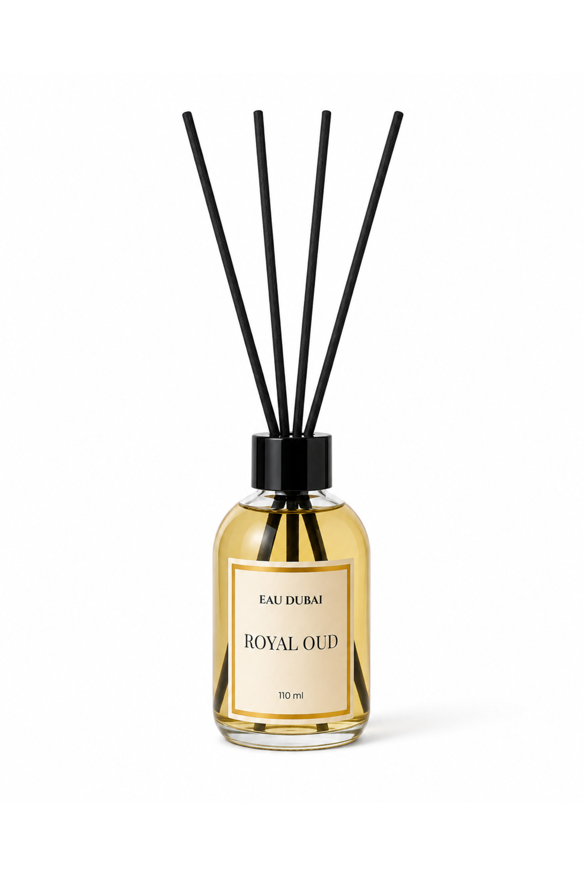 Eau Dubai Royal Oud Room Fragrance Diffuser, Reed Diffuser, 110 ml