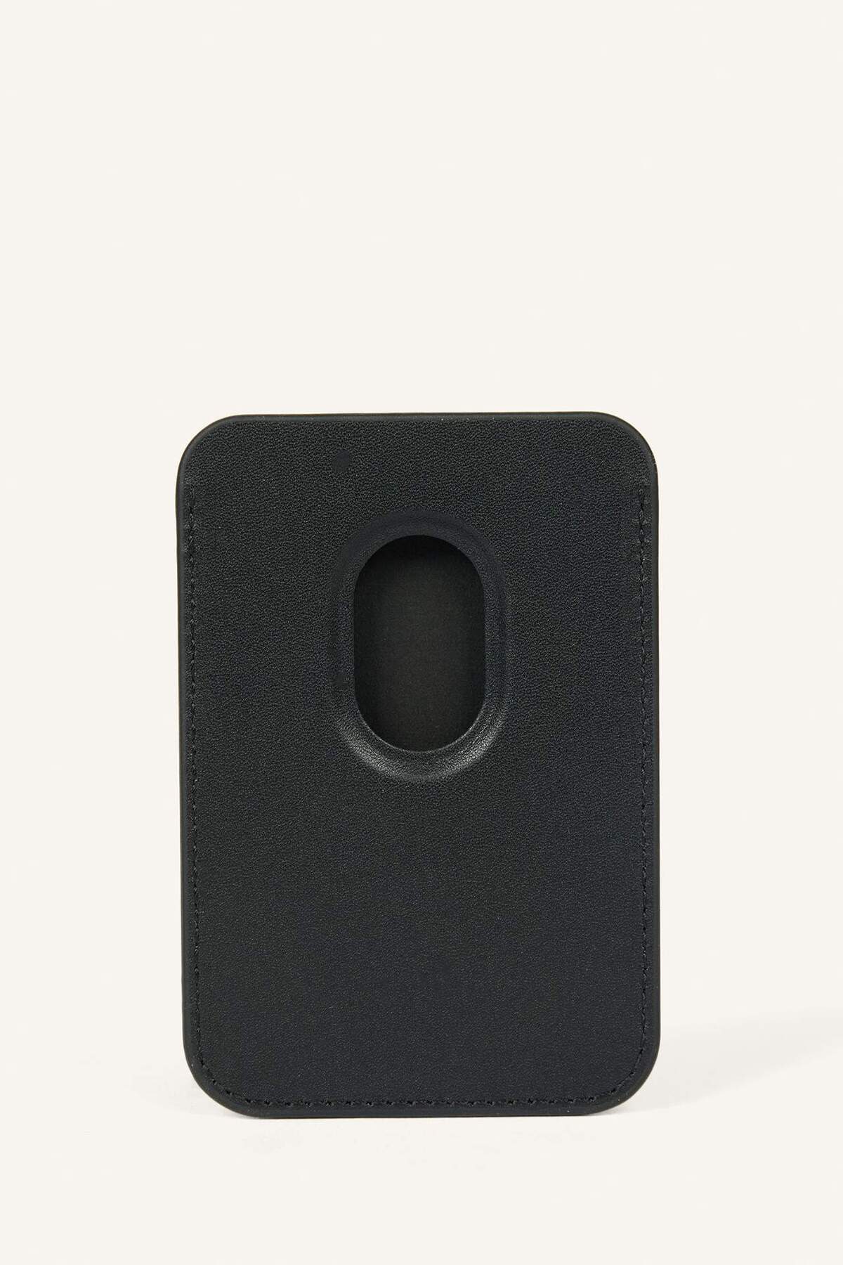 DeFacto Magsafe Unisex Suni Deri Siyah Kartlık I6568AXNS görsel 3