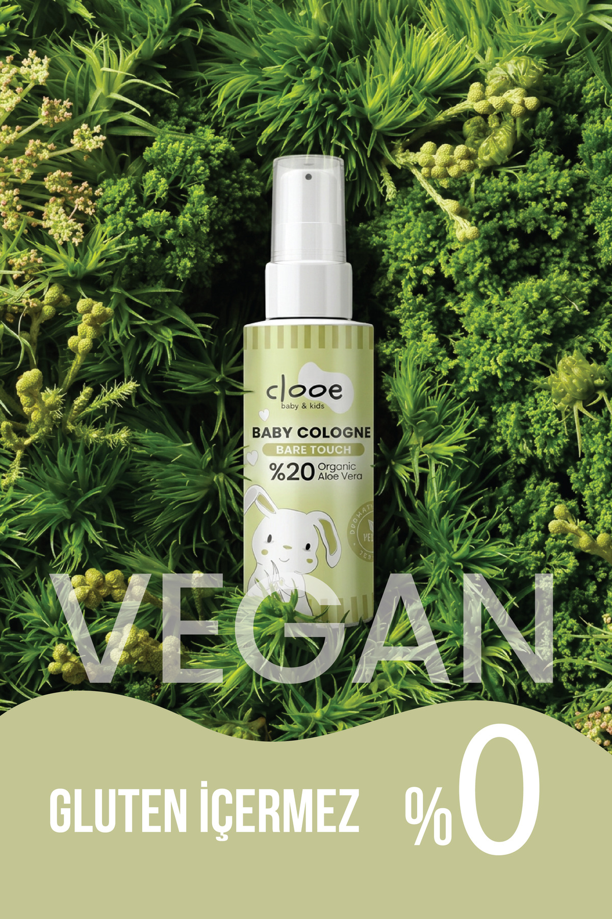 4'lü Bebek Kolonyası Bare Touch 40 ml - Hafif ve Ferah Notalı - Organik Aloe Vera Özlü — PKA057 — تصویر 2 از 4