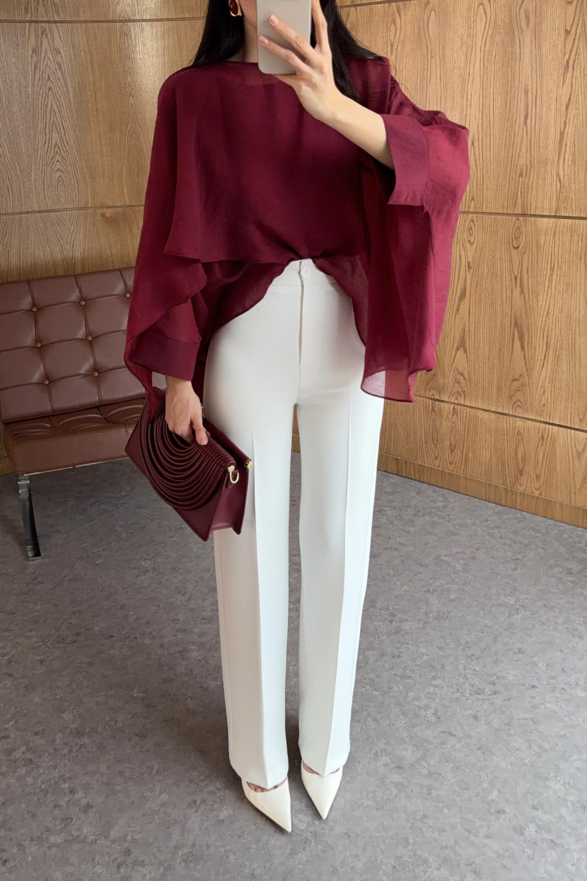 My Blog White Palazzo Trousers - 2Y50714