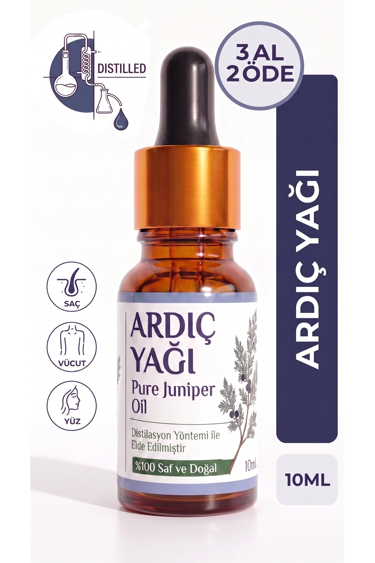 aktarloji Ardıç Uçucu Yağı 10 ml / %100 Saf Ve Doğal / Juniper Berry Oil — A1-Ardıç-yag-10