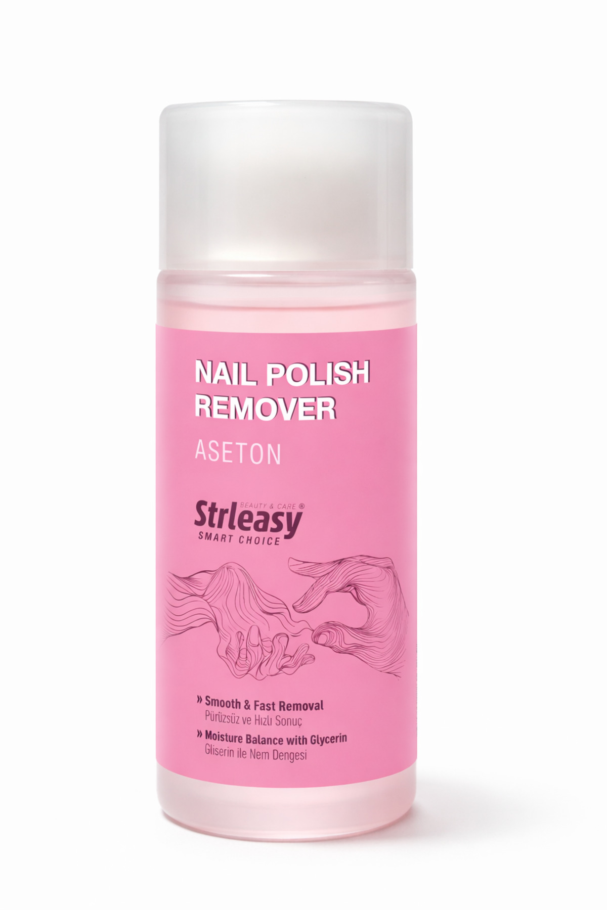 Nemlendirici Etkili Gliserinli Oje Çıkarıcı Aseton 125 ml — 7289