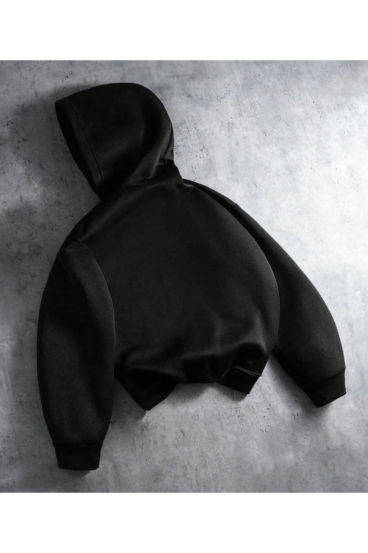AZIZI TEKSTIL Kar Maskeli Ninja Unisex Sweatshirt Hırka 2iplik kalın polar görsel 3