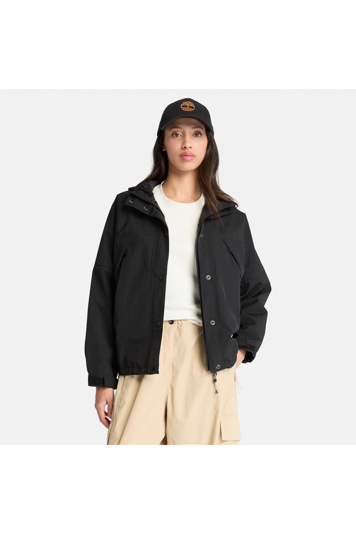 Timberland Winnick Archive Waterproof Shell Kadın Siyah Ceket