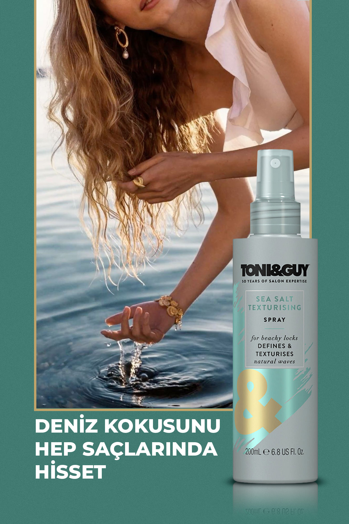 Deniz Tuzu Etkili Şekillendirici Saç Spreyi 3x200 ml — TNGY0015 — تصویر 5 از 6