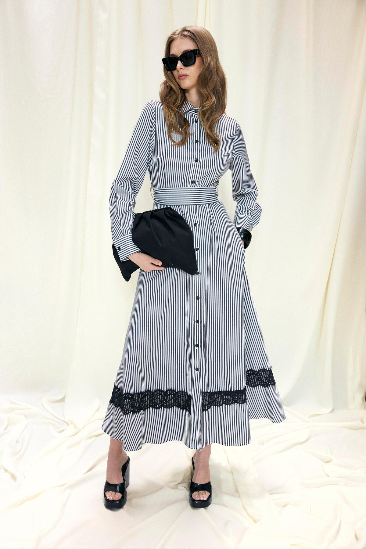 Touche Prive Birded Poplin Dress