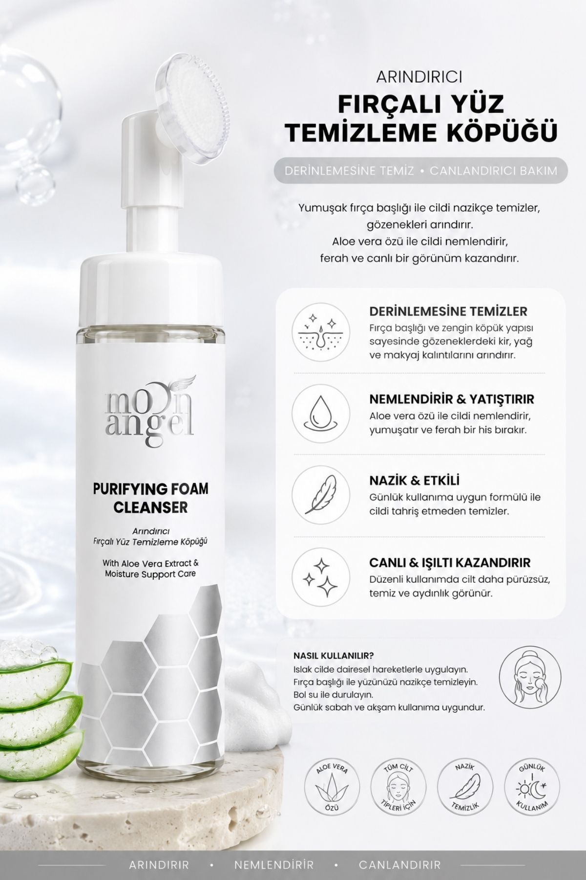 Köpük Temizleyici + Aloe Vera Jel — görsel 3