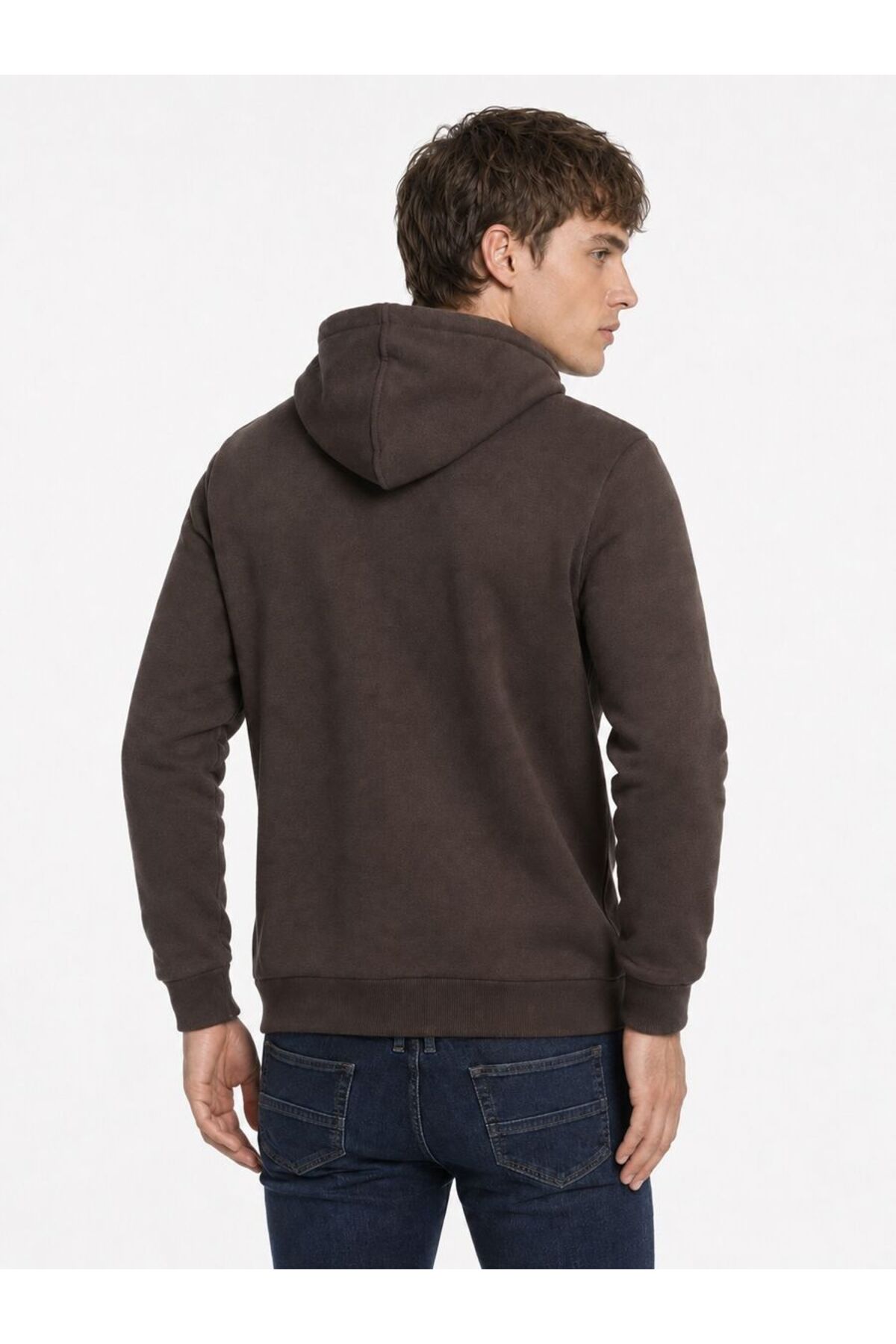 Regular Fit Erkek Hırka — قهوه‌ای LF2044040_Q1.V1 — تصویر 4 از 5