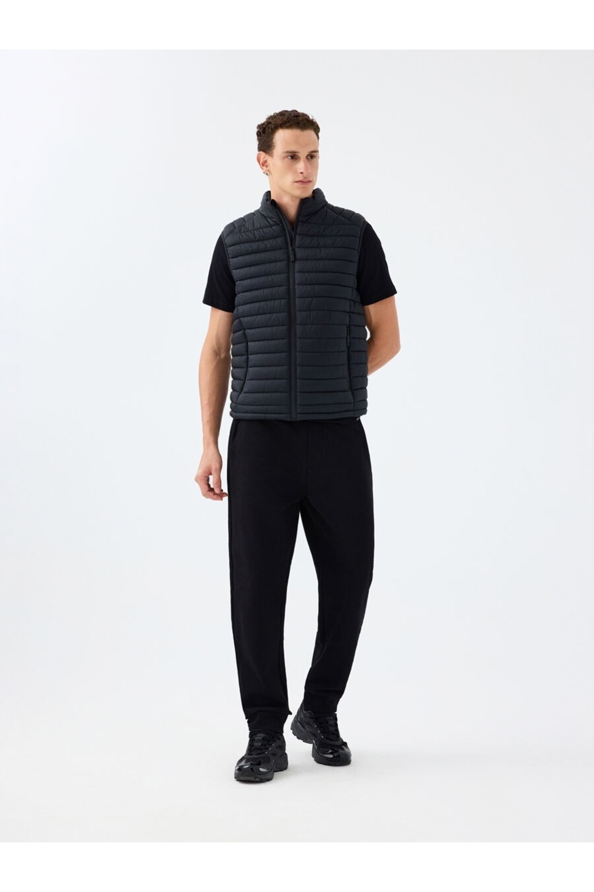 Loft Erkek Yelek LF2033222 BLACK görsel 2
