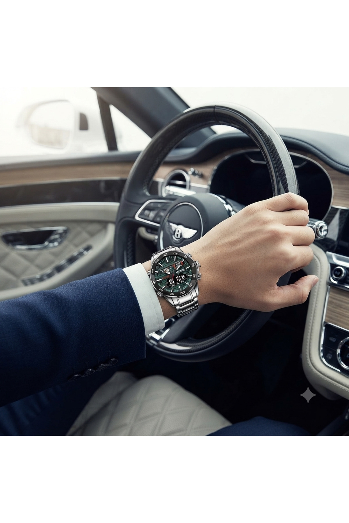 SMAEL Luxury Tasarım Spor Erkek Kol Saati görsel 8