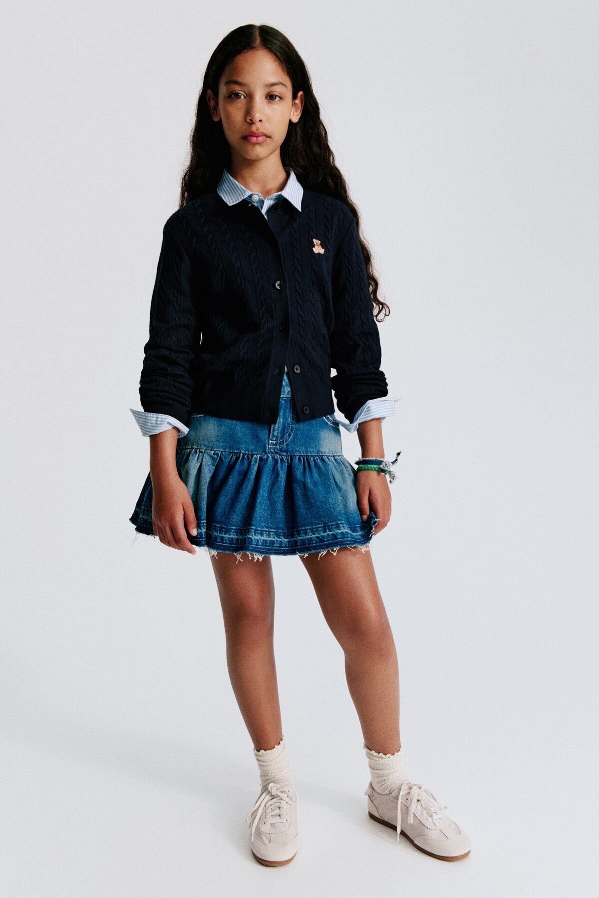 H&M Saç Örgüsü Hırka görsel 2