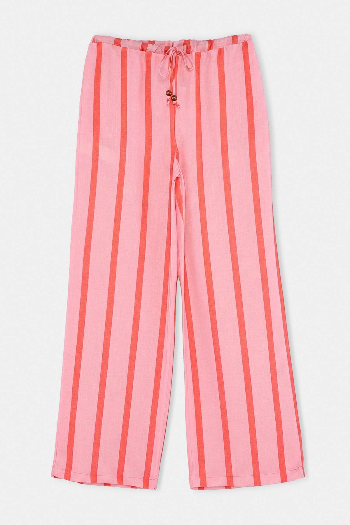 Trendyolmilla Pembe-Çok Renkli Pantolon TWOSS26PL00154