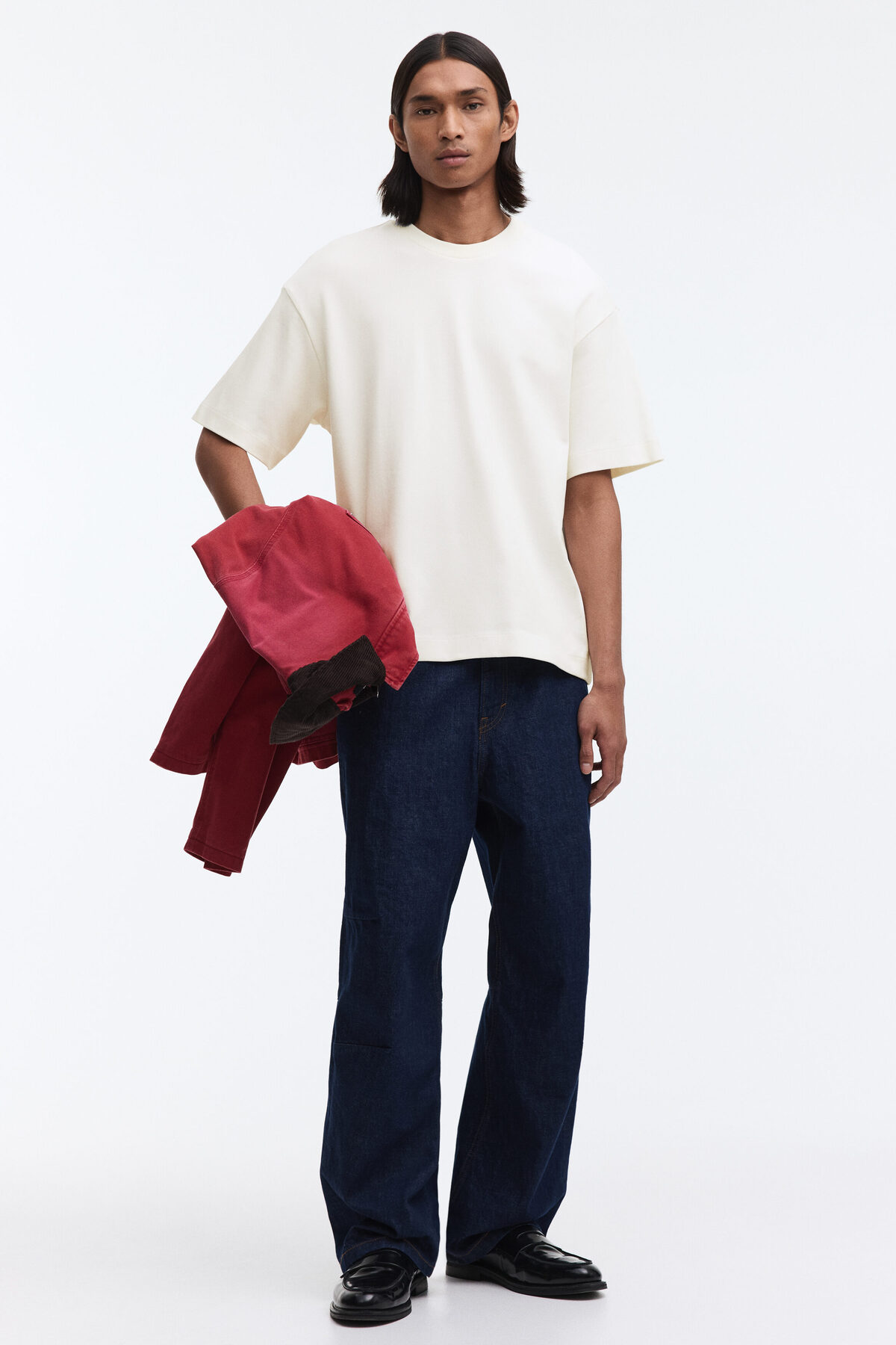 تی‌شرت گشاد اینترلاک اچ اند ام تی شرت H&M
